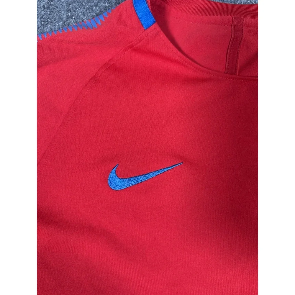 NIKE MEN'S BARCELONA 2017/2018 TRAINING TOP SOCCER FOOTBALL SHIRT JERSEY SIZE XS